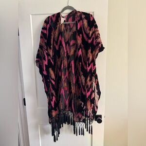 Chevron Free People Kimono